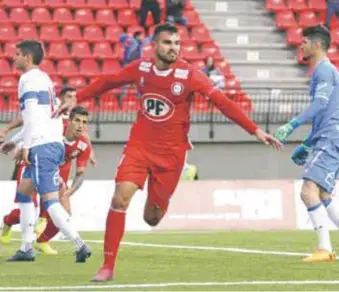  ?? | PHOTOSPORT ?? El gol calerano llegó tras un error de Dituro