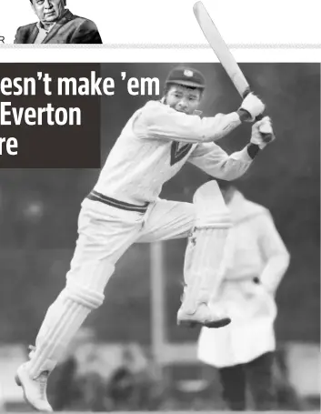  ?? GETTY IMAGES ?? True legend: West Indian cricketer Everton Weekes in action. “I had the great privilege of meeting Sir Everton for the first time on my first tour at the party thrown by the late Tony Cozier at his beach property in Barbados,” says the author.