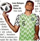  ?? Foto: Getty ?? Leon Balogun, zuletzt Mainz 05.