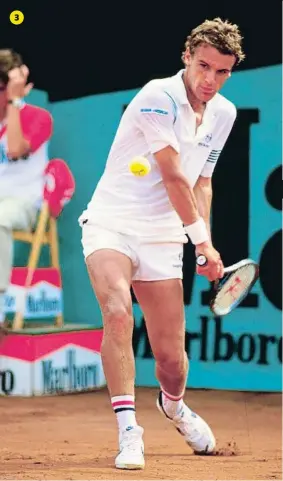  ?? JORDI COTRINA / MUNDO DEPORTIVO ?? MANUEL SANTANA
IVAN LENDL
MATS WILANDER
ILIE NASTASE
BORG, CARLOS GODÓ Y ORANTES