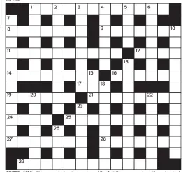  ?? NO 15116 ?? PRIZES of £20 will be awarded to the senders of the first three correct solutions checked. Solutions to: Daily Mail Prize Crossword No. 15,116, PO BOX 3451, Norwich, NR7 7NR. Entries may be submitted by second-class post. Envelopes must be postmarked...