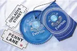  ??  ?? TEAM SPIRIT: Khan is an avid Everton FC fan, as his vast collection of mementoes from the Liverpool club shows
