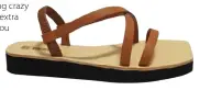  ??  ?? $129.95
Sol Sana sandals sol-sana.com.au