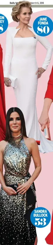  ??  ?? SANDRA BULLOCK 53