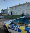  ??  ?? Reports of a BB gun sniper led to a raid at this unit in Opie Place, Highbury, in Palmerston North.