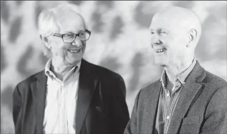  ?? ?? Ken Loach (left) and screenwrit­er Paul Laverty (right) have worked together since 1996 (Credit: Getty Images)