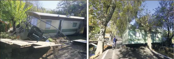  ??  ?? Pour ceux qui n’ont pu reprendre leur activité, l’avenir des terrains est suspendu à la décision des services de l’Etat, à la fin de l’année.