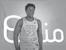  ?? BRICE SENSABAUGH COURTESY OF ?? Brice Sensabaugh, a forward from Orlando Lake Highland Prep, paid the Ohio State Buckeyes an official visit the weekend of Sept. 17.