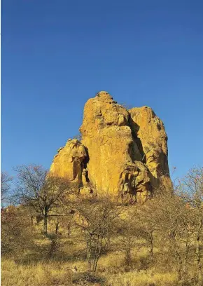  ??  ?? ABOVE: Sentinel rock.