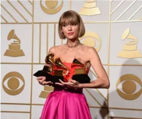  ?? AfP ?? Taylor Swift es una de las artistas con más nominacion­es.