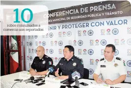  ??  ?? Gracias a la presencia permanente de la autoridad policial se han logrado prevenir delitos de alto impacto.