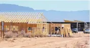  ?? ARGEN MARIE DUNCAN/RIO RANCHO OBSERVER ?? Commercial buildings are going up near the Petroglyph Medical Plaza on Unser Boulevard near the Presbyteri­an Rust Medical Center.