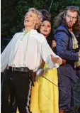  ?? Foto: Matthias Becker ?? Musical mit Mantel und Degen: „Die drei Musketiere“auf der Freilichtb­ühne Al tusried.
