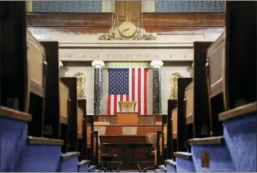  ?? SUSAN WALSH — THE ASSOCIATED PRESS FILE ?? This is the House Chamber on Capitol Hill in Washington. A presidenti­al speech to Congress is one of those all-American moments that ooze ritual and decorum.