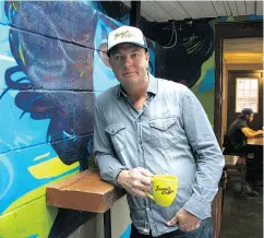  ?? SUPPLIED ?? Owner of Jimmy’s Coffee, Phil Morrison says the friendly vibe of Toronto is what fuels his entreprene­urial spirit.