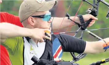  ?? Jack Grogan competing in Assheton Bowmen’s two day tournament Greg Grogan ??