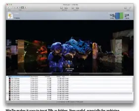  ??  ?? WinZip makes it easy to treat ZIPs as folders. Very useful, especially for archiving.