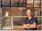  ?? Harold Shapiro / Contribute­d photo ?? Al Sabbloie, chief executive officer and founder of the Shelton-based energy services company Budderfly. Sabbloie is shown at a franchised Subway restaurant location that is one of his company’s clients.