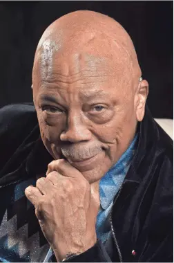 ?? PHOTOS BY DAN MACMEDAN/USA TODAY ?? Producer Quincy Jones is the subject of Netflix’s “Quincy,” co-written and co-directed by daughter Rashida.
