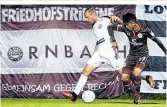  ??  ?? Wieder Alltag: SportklubS­türmer Marcel Kracher spielte am Freitag noch gegen die Profis von St. Pauli