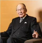  ?? ?? Yuzaburo Mogi Honorary CEO and Chairman of the Board Yuzaburo Mogi is a descendant of one of the founding families of Kikkoman, which is among the oldest continuall­y running businesses in Japan. Mogi holds an MBA from Columbia University.