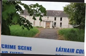  ??  ?? Horror: The abandoned farmhouse where Ana Kreigel’s body was discovered on Thursday. It is a popular hang-out spot with local teens