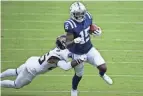  ?? STEPHEN B. MORTON/AP ?? Colts wide receiver Parris Campbell has played only 15 games in three seasons, with 360 receiving yards.
