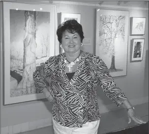  ?? The Sentinel-Record/Lorien E. Dahl ?? CHAMPION PROJECT: Hot Springs artist Linda Williams Palmer will speak about her tree photograph­s and drawings during the Lifelong Learning Institute program “Seeing the Tree … Instead of the Forest,” set for Tuesday in Hot Springs Village.