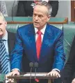  ?? Labor Leader Bill Shorten delivers the Budget reply. ??