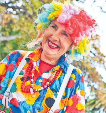  ?? PICTURE / SUPPLIED ?? Lorraine Dixon as her alter ego Do-Whacky-Do at a children’s day at Queen’s Park.