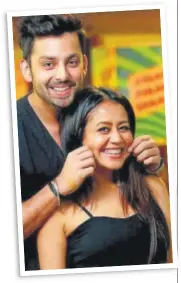  ?? PHOTO: AMAL KS/HT ?? Singer Neha Kakkar and actor Himansh Kohli