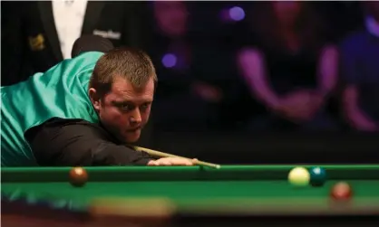  ??  ?? Mark Allen is facing a fine from World Snooker. Photograph: John Patrick Fletcher/Action Plus via Getty Images