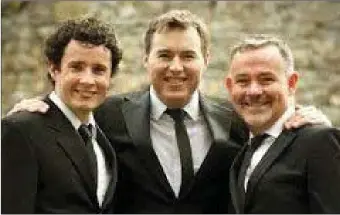  ??  ?? The Three Tenors will play the Cork Opera House on Saturday night.