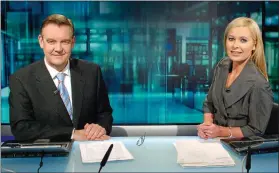  ??  ?? signing off: ‘Dobbo’ will say farewell to Sharon Ní Bheoláin on October 30