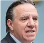  ??  ?? François Legault