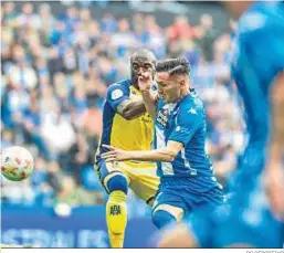  ?? RC DEPORTIVO ?? Lucas Pérez, el pasado sábado ante el Alcorcón.