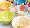  ?? CAPEHART ?? The idea behind the Empty Bowls Delray Beach fundraiser is for guests to eat a simple meal of soup, bread and water. The soups will be created by 35 local chefs, and the bread will come from Old School Bakery.