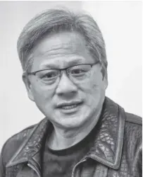  ?? ?? Nvidia co-founder and chief executive Jensen Huang says datacenter­s are using powerful computing chips to turn datacenter­s into ‘AI factories’ and that ‘sovereign AI’ systems using local data are being built in Canada, France, Japan other countries.
Sovereign AI, as envisioned by Huang, goes beyond mere algorithmi­c capabiliti­es; it signifies a significan­t shift in power dynamics, granting nations the ability to regain autonomy in generative AI.
Huang believes that AI has the capacity to not only transform our lifestyles but also redefine the essence and demeanor of various nations, and that it is therefore imperative to guarantee that AI decisions are in harmony with the values and priorities of each nation, particular­ly in critical sectors such as healthcare and defense.
Sovereign AI marks a departure from dependence on individual providers, emphasizin­g the importance of autonomy and self-sustainabi­lity.