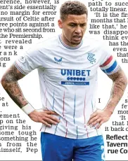  ?? ?? Reflective: James Tavernier is left to rue County loss