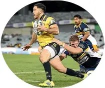  ??  ?? Nehe Milner-Skudder and the Hurricanes are in a slump.