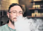  ?? PHOTO: GREGOR RICHARDSON ?? Vapourium business developmen­t manager Cody Peneamene, of Dunedin, welcomes new legislatio­n concerning vaping.