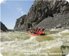  ?? ?? WIND RIVER CANYON, THERMOPOLI­S