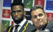  ?? Gallo Images ?? Springbok captain Siya Kolisi and his coach Rassie Erasmus had enough smarts to get past England.