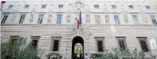  ?? Ansa ?? Palazzo Spada La facciata della sede del Consiglio di Stato