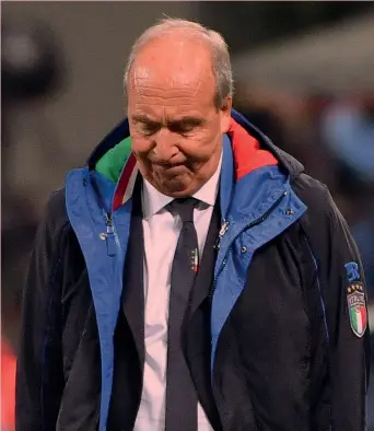  ?? ANSA ?? Gian Piero Ventura, 69 anni, ha sostituito Antonio Conte sulla panchina azzurra il 7 giugno 2016