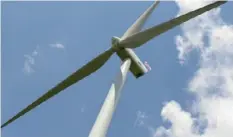  ?? Pam Panchak/Post-Gazette ?? A wind turbine in Farmington, Fayette County.