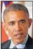  ??  ?? Obama: “Creative negotiatio­ns” needed