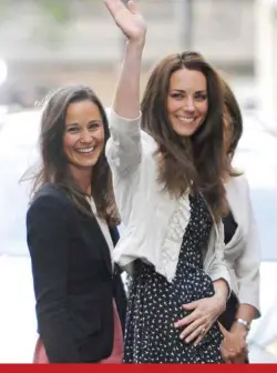  ??  ?? Pippa se volvió popular después del enlace de su hermana Kate con el príncipe Guillermo, en 2011.