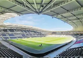  ?? Photo DR ?? Le stade du KCOM à Hull se prépare pour accueuilir ses 5 500 supporters après 14 mois de huis clos.