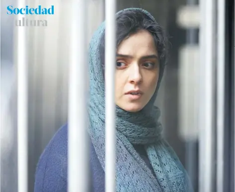  ?? FOTO: HABIB MAJIDI ?? Taraneh Alidoosti, protagonis­ta de El viajante, nominada al Oscar, no podrá viajar.